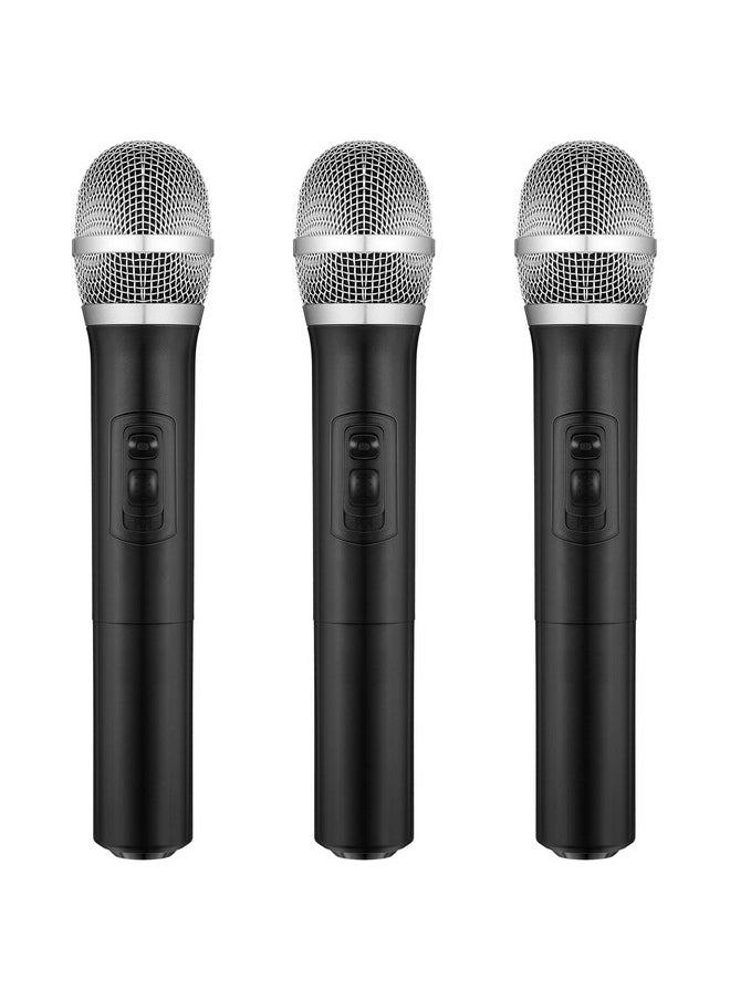 Kacctyen - 3 Pcs Fake Microphone Toy Microphone Prop Playing Plastic Realistic Prop Microphone Pretend Mics Simulate Speech Practice Microphone For Karaoke Fun Stage Costume Prop Party Favor - Image 1