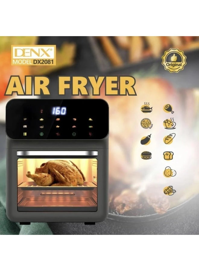 DENX Air Fryer – 1350W Power, 12L Capacity - Image 3