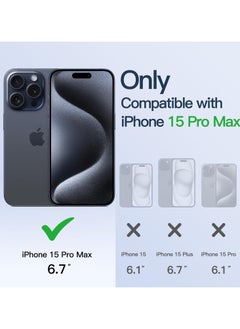 Jetech Soft Clear Case for iPhone 15 Pro Max 6.7 Inches, Camera Protection Full, Compatible with MagSafe Wireless Charging, Shockproof Electroplated TPU Mobile Phone Case  - Image 5