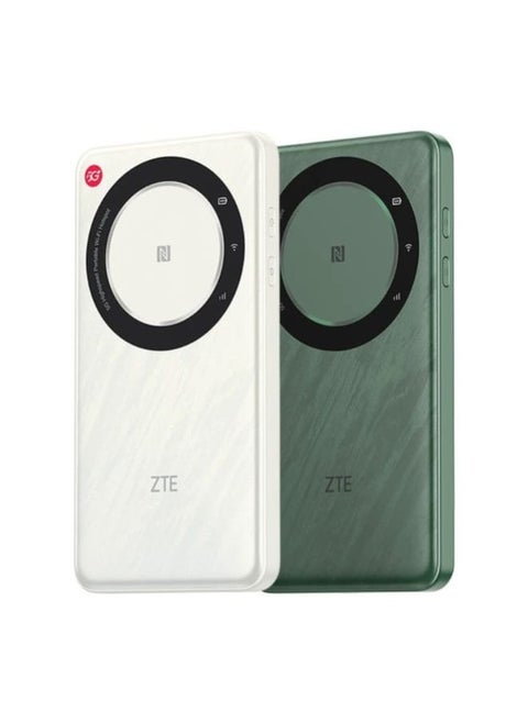ZTE U30 Air 5G Portable WiFi Router ， Dual Network, Up to 650Mbps， NFC One-Touch Connect ， 4500mAh Battery， Global Unlocked ，Green