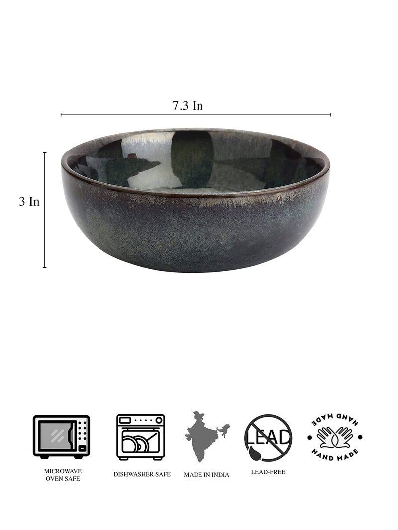 miah decor Miah Décor Studio Pottery 7.5" Dinner Bowls- VIDHUMRA Collection - Image 4