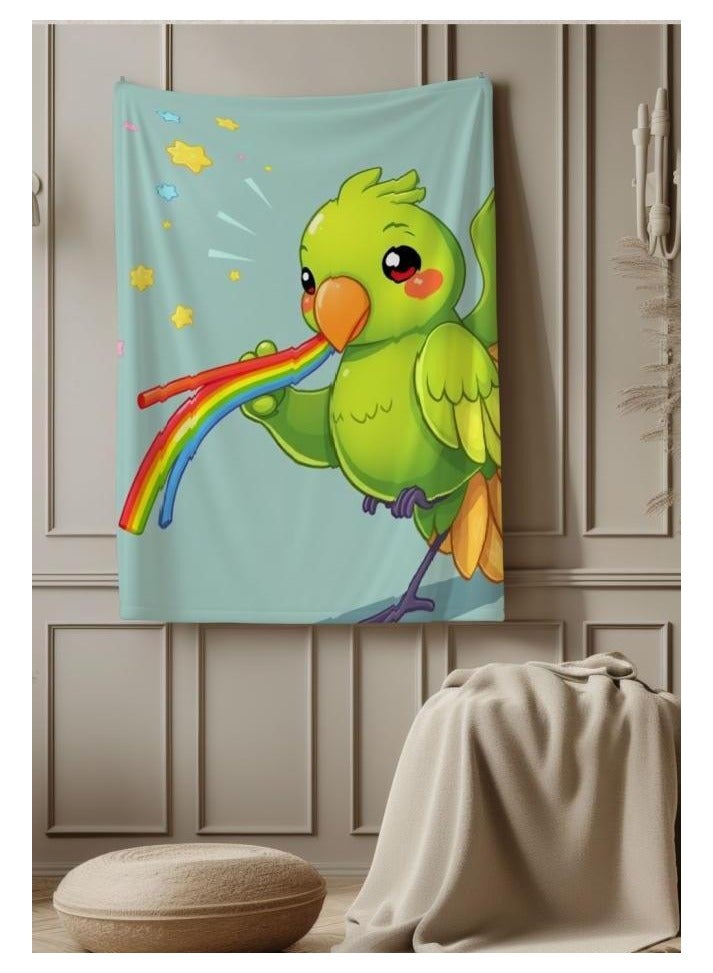 عام بطانية رقيقة من الفانيلا الكرتونية للأطفال أو الطلاب (دافئة ومريحة ومناسبة للنوم والألعاب) 100 سم * 150 سم - 1138 - Image 4