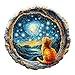Jigfoxy Wooden Puzzles for Adults Starry Night Wood Puzzle for Adults Unique AnimalShaped Wooden Jigsaw Puzzle Christmas Thanksgiving Gifts for Family and Friends L134 132in275pcs - Image 2