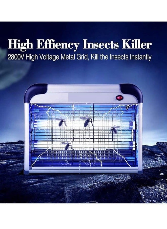 Microplus - Bug Zapper, Electric Insect Killer Indoor Mosquito Zapper Attracting Flies with UV Light 20W for Kitchen, Home, Indoor, Garden, Yard Commercial or Domestic Usage PS-4694 - Image 1
