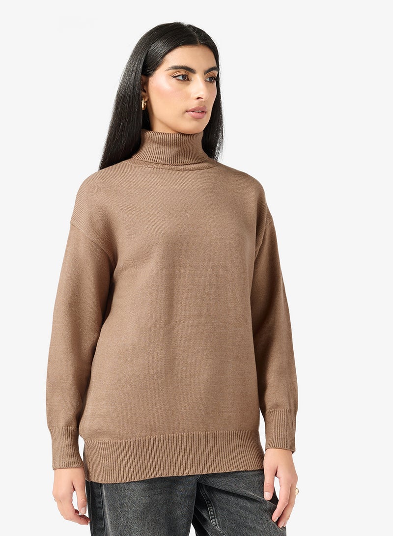 ELLA Basic Turtle Neck Sweater - Image 1