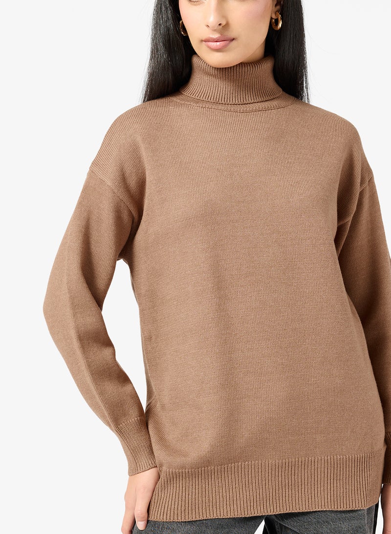 ELLA Basic Turtle Neck Sweater - Image 3