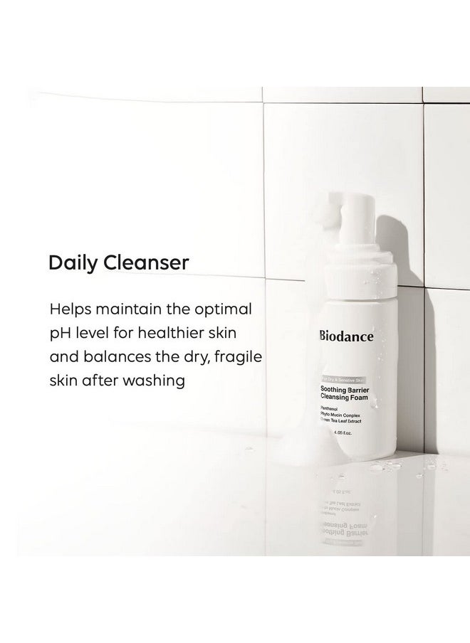 BIODANCE Soothing Barrier Cleansing Foam Micro Bubble Foam Gentle & Mild Face Cleanser | 4.06 Fl.Oz 120Ml  - Image 3