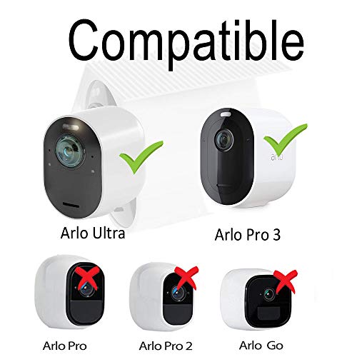 HOLACA Weatherproof Silicone Skin(3 pcs) for Arlo Ultra 4K Arlo Ultra 2 Arlo Pro 3,Arlo Pro 4 Arlo Pro 5S Arlo Pro 6 Sunproof Silicone Case - Anti-Scratch Protective Cover - Extra Protection (Black) - Image 3