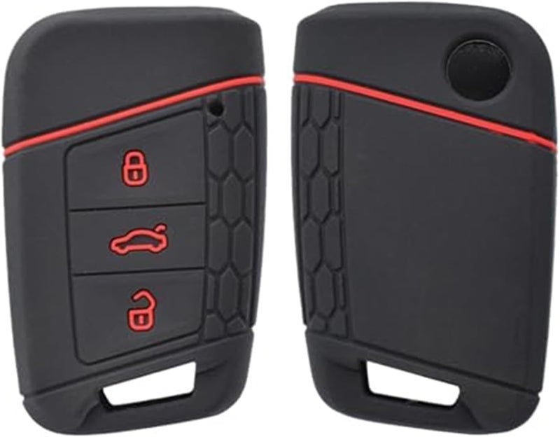 Wivplex Silicone Car Key Fob Cover for VW and Skoda - Image 2