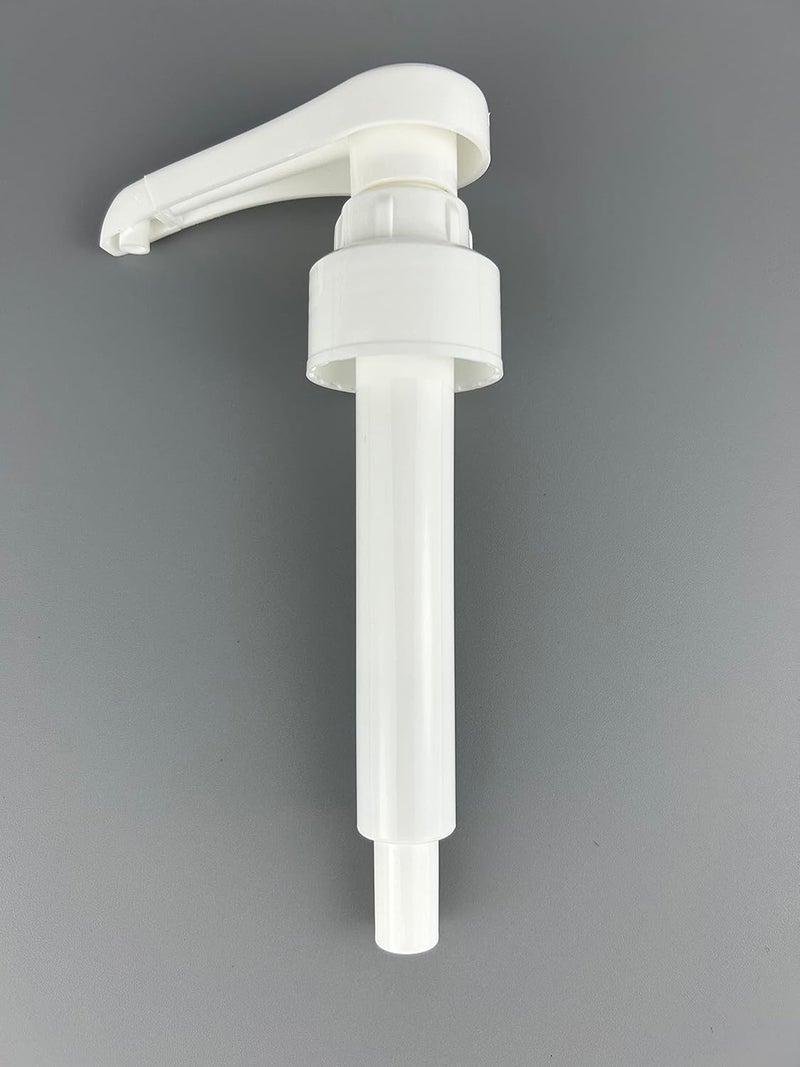 POFFYA Syrup Pump for Monin 750ml Glass Bottle, White Coffee Syrup Pump with Tip Cover Included (2) - Image 3