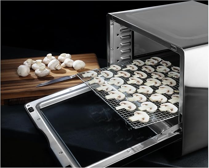 Catler Solar Food Dehydrator FD 4020– 1000W Infrared Drying with 8 Stainless Steel Trays, 35–70°C Temperature Control, 48-Hour Timer, Touch Panel with Control Knob - Image 4