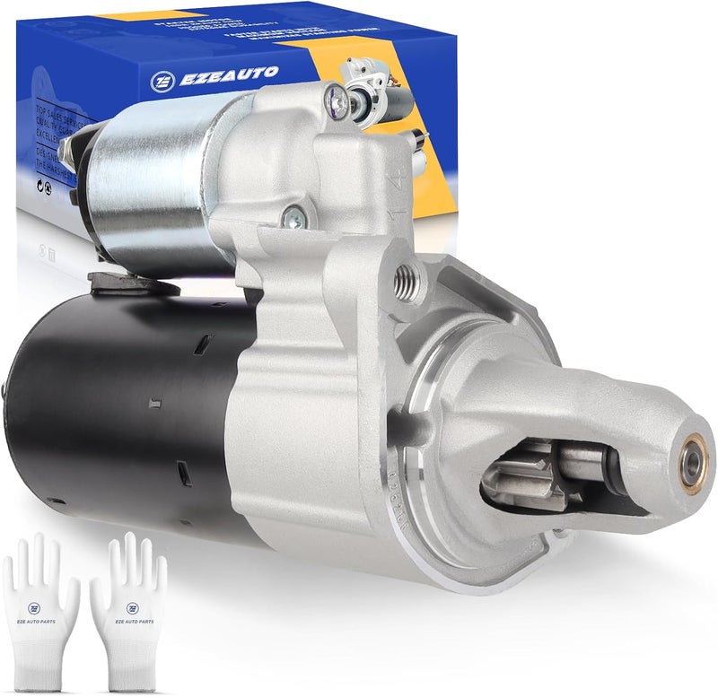 إكزيكسبريز موتور بدء تشغيل متوافق مع مرسيدس بنز 10-11 E350 C350 C300 SLK350 SLK300 ML350 GLK350، 07-12 GL450 GL550 SL550، 07-09 CL550 CLK550، 09-11 R350 G550، 006-151-37-01 006-151-37-01-80 410-24322 - Image 1