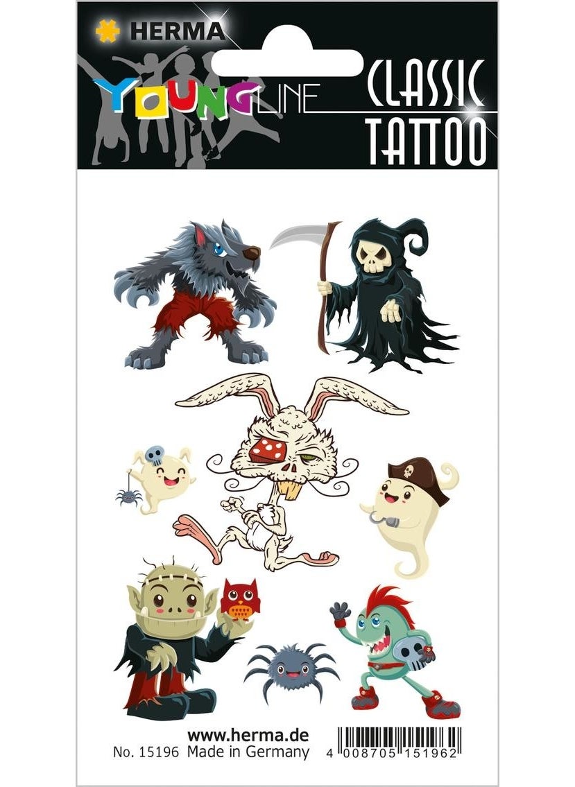 Herma - Young Line Colored Tattoo - Image 1