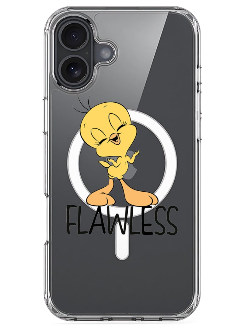 Theodor iPhone 16 Plus Magsafe Magnetic Case for iPhone Compatible with Wireless Charging, Shockproof Phone Bumper Cover - Flawless - Image 1