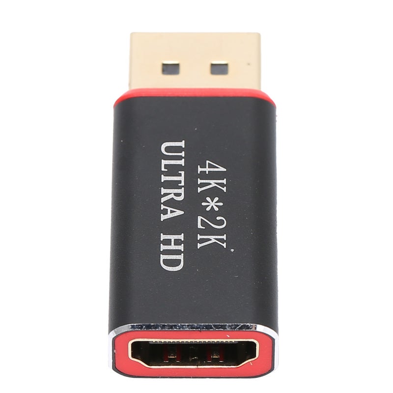 4K DP Male to HD Multimedia Interface 1.4V Female Adapter Gold Plated Converter Black - Image 4