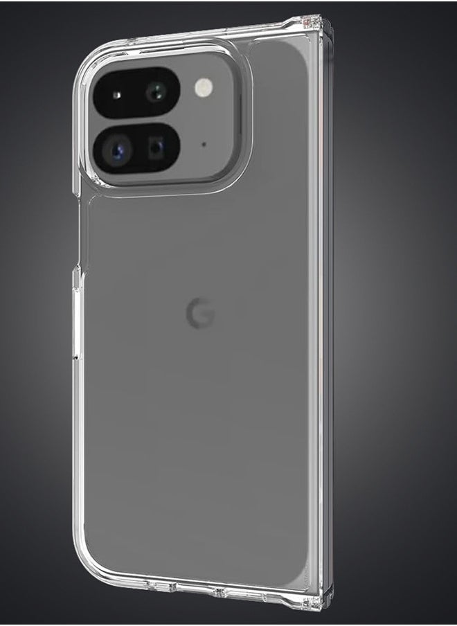 CATANES - (for Google Pixel 9 Pro Fold 2024/Pixel Fold 2 2024) 3 Pack, Case and 2 Screen Protectors Lightweight Soft Clear Shock Resistant Anti-Yellowing Anti-Fingerprint Cover - Image 1