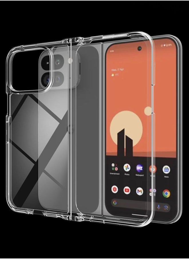 CATANES - (for Google Pixel 9 Pro Fold 2024/Pixel Fold 2 2024) 3 Pack, Case and 2 Screen Protectors Lightweight Soft Clear Shock Resistant Anti-Yellowing Anti-Fingerprint Cover - Image 1