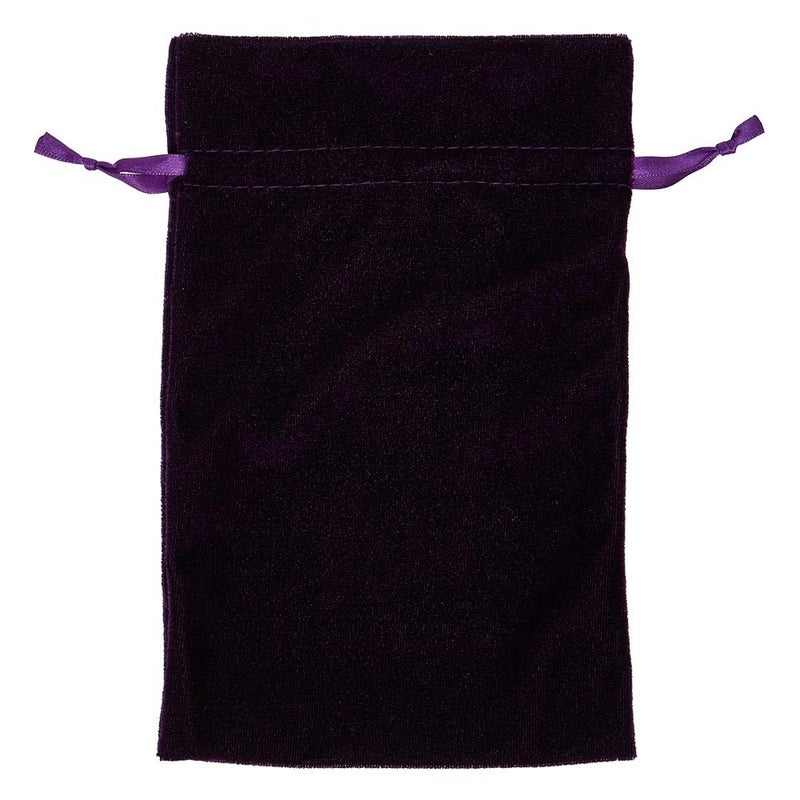 Paper Mart Velvet Drawstring Pouch - Velvet Bag with Drawstrings for Jewelry and Gift Bag â€“ Safely Store and Showcase your Precious Pieces - Width 6 Inch - Image 5