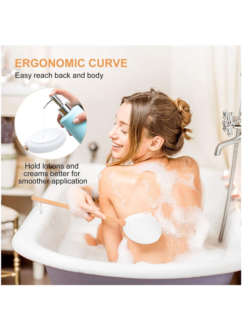 KASTWAVE 8PCS Back Shower Aid Scrubbing Brushes Gentle Skin Care Body Care Brushes for Men Women Children - Image 3
