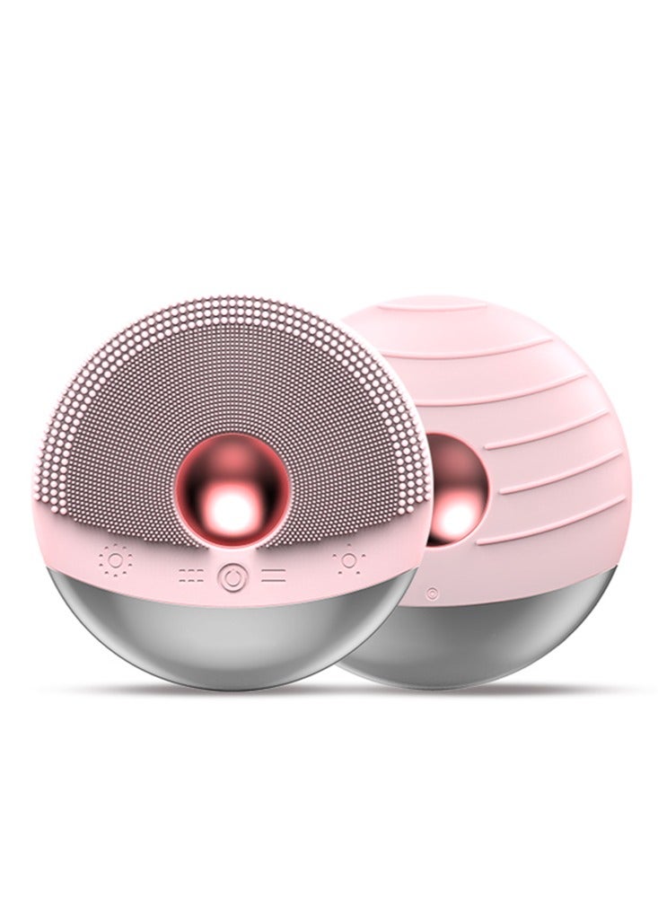 Perfii Multi-Functional Facial Cleanser Coarse Brush for Deep Cleaning Gentle Tiny Brush for Delicate Skin Thoroughly Removes Makeup Three Adjustable Gears with Heating Emulsification - Image 1