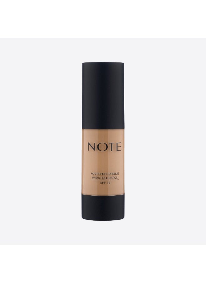Note Note Mattifying Extreme Wear Foundation SPF 15 - No. 07 Apricot  - Image 2