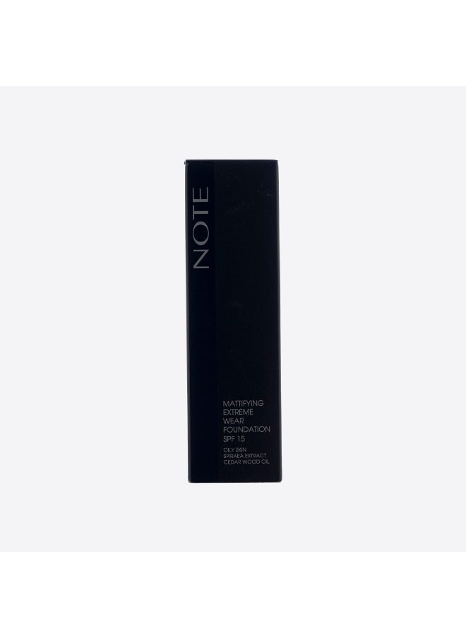 Note Note Mattifying Extreme Wear Foundation SPF 15 - No. 07 Apricot  - Image 4