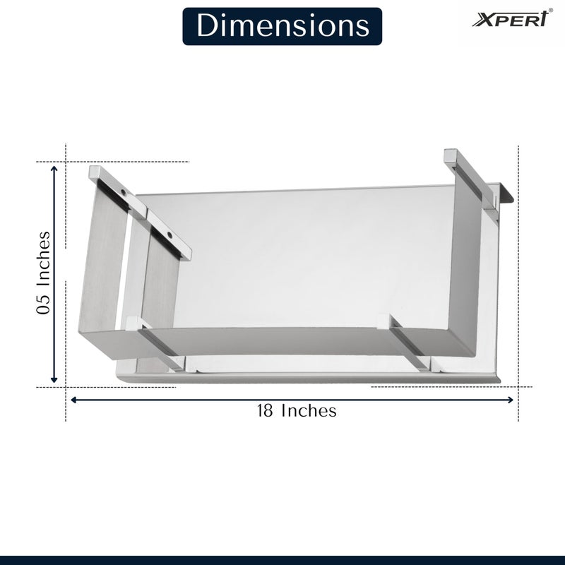 Xpert 905 Shelf Shelf for Bathroom, Pack of 1, Made of Stainless Steel, Washroom Rack & Bathroom Accessories Holder Corner Rack for Bathroom - Bathroom Accessories Holder - Image 4