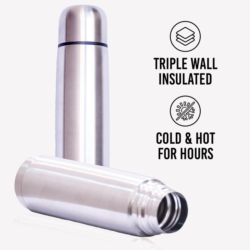 Fijoo Best Stainless Steel Coffee Thermo, BPA Free, New Triple Wall Insulated, Hot & Cold for Hours. (34 OZ/1000ML) - Image 4