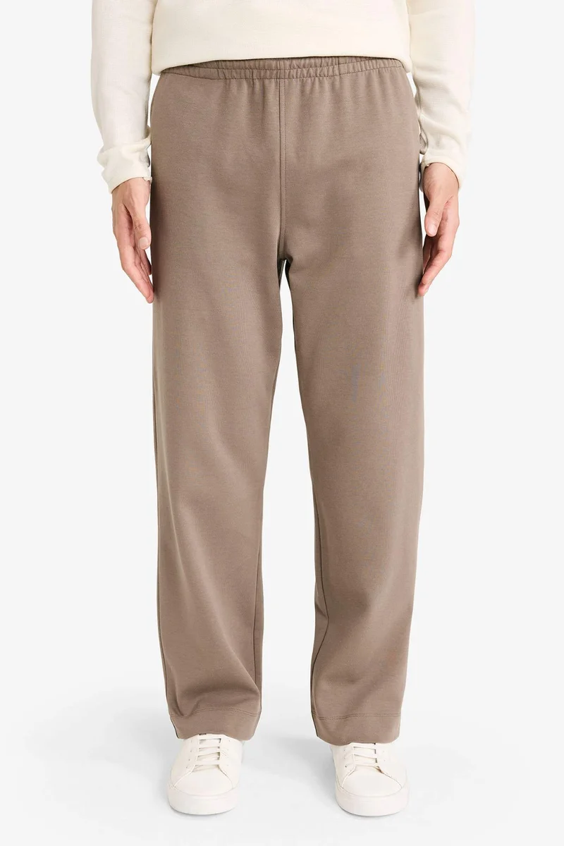 ديفاكتو Straight Leg Elastic Waist Sports Pants
