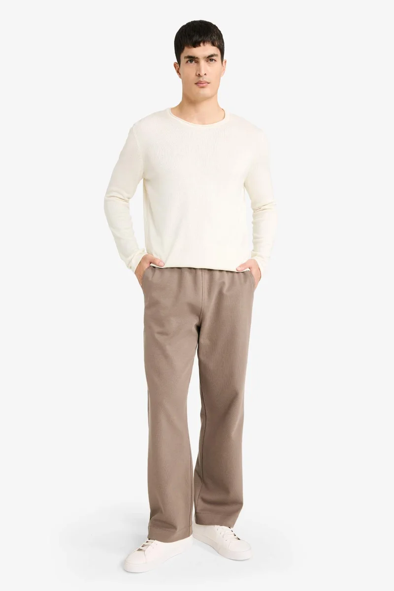 ديفاكتو Straight Leg Elastic Waist Sports Pants
