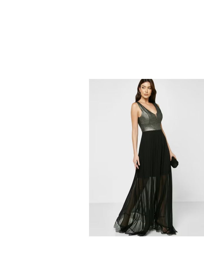 إيلا آند ماكس فستان مزين بتفاصيل لامعة - Image 1