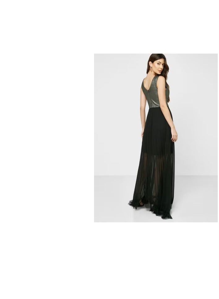 إيلا آند ماكس فستان مزين بتفاصيل لامعة - Image 2