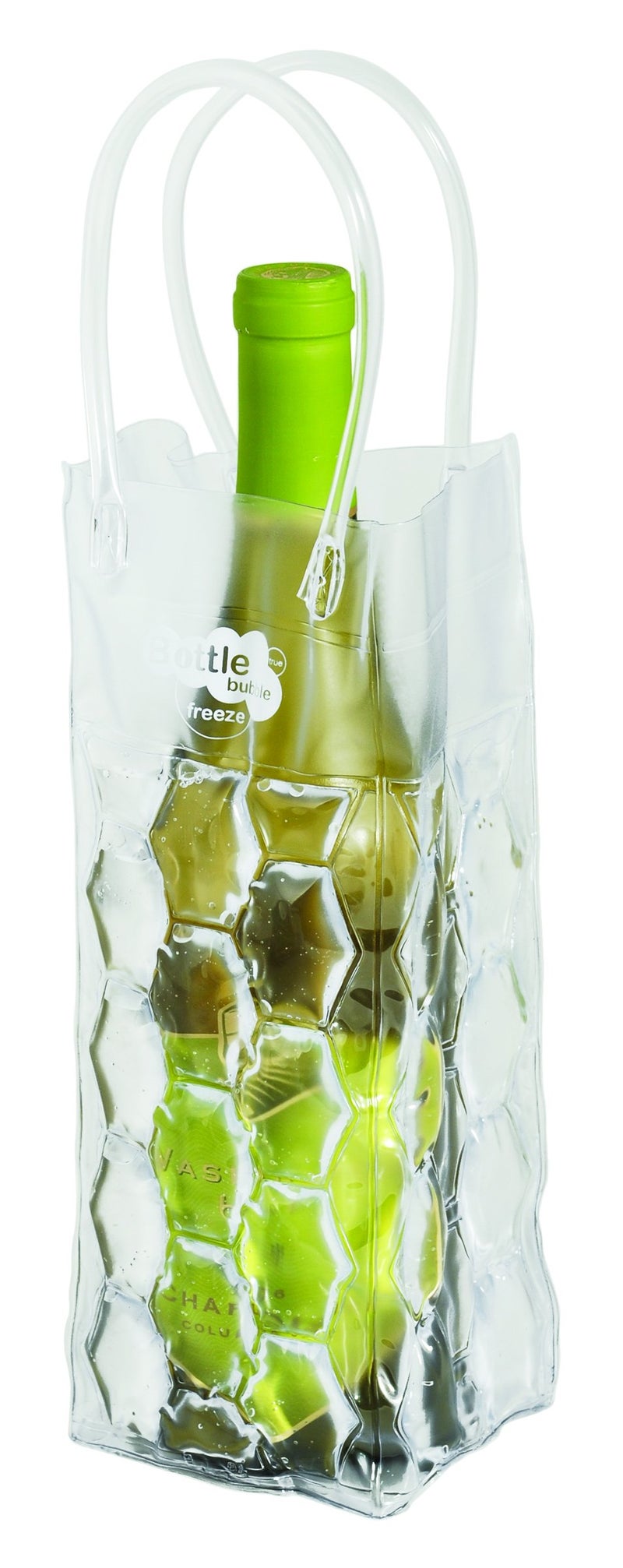 True Bottle Bubble Freeze Ice Tote, Premium Travel Wine Bottle Protector Fits 1 Standard Bottle, Liquor Bags for Travel, Wine Accessories, Pack of 1 - Image 4