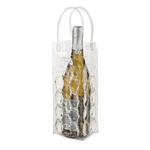 True Bottle Bubble Freeze Ice Tote, Premium Travel Wine Bottle Protector Fits 1 Standard Bottle, Liquor Bags for Travel, Wine Accessories, Pack of 1 - Image 1