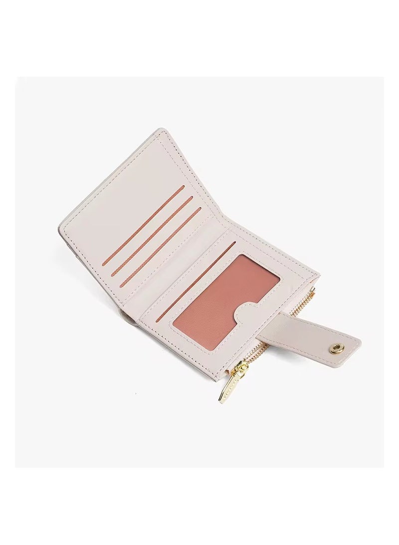 Deabolar Women Wallet  Leather Short Wallet Bifold RFID Blocking Wallet Credit Card Holder Organizer with Zipper Pocket Mini Lady Purse - Image 5