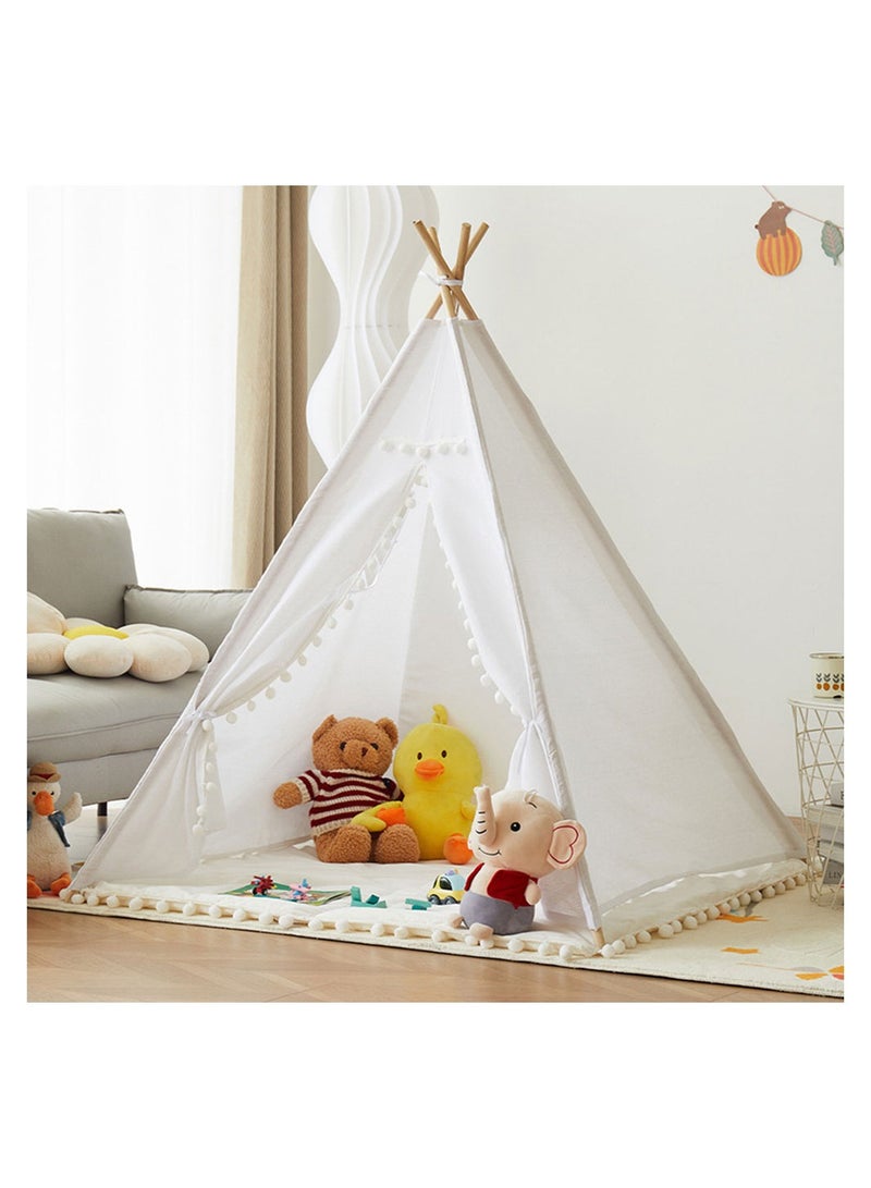 Cool Baby Foldable Teepee Tent with String Light for Kids Play Tents Kids Teepee Tent for Girls Boys Washable Tent Fodable Kids Play Tent - Image 2