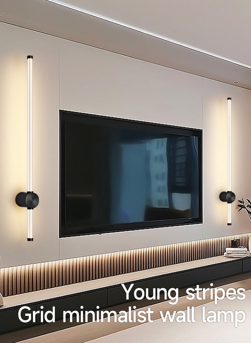 LOOPITYS （Natural light 3500K-40CM-Rotate）Modern wall lights Home appliances Nordic style long lumen home decoration Bedroom dining room TV wall lighting fixtures,wall lamp ,rotate  - Image 2
