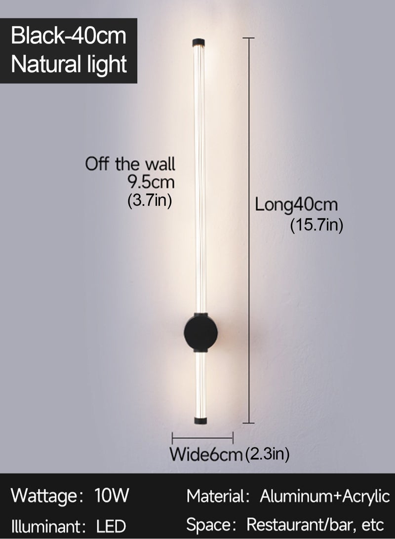 LOOPITYS （Natural light 3500K-40CM-Rotate）Modern wall lights Home appliances Nordic style long lumen home decoration Bedroom dining room TV wall lighting fixtures,wall lamp ,rotate  - Image 3