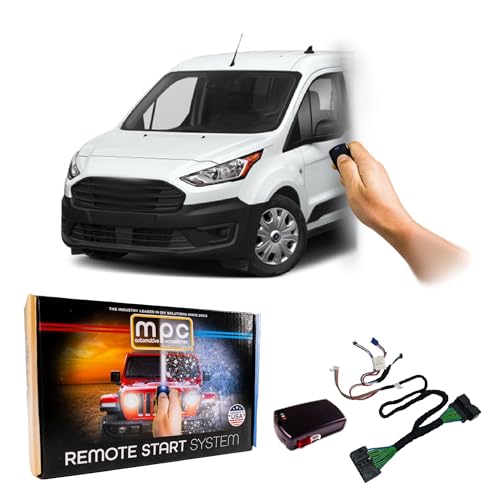 MPC Plug N Play Remote Starter Compatible with 20192022 Ford Transit Connect Gas Key to Start with THarness OEM Key Fob Activated 5 Minute Install