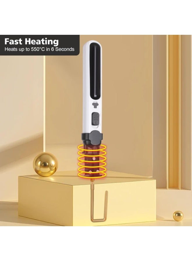 YYC 8 in 1 Cordless Hot Wire Foam Cutter Kit，Electric Styrofoam Cutting Pen, Foam Carving Tools, USB Type-C Charging, 2000mAh Lithium Battery Cutting Machine Pen Tool Kit Electronic Soldering Kit - Image 3