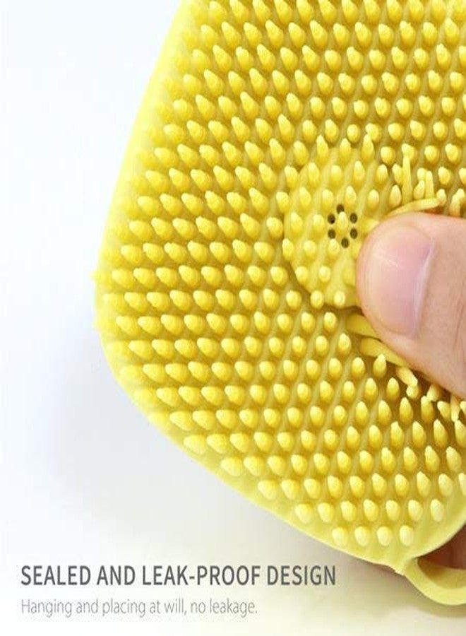 Cyrox Soft Silicone Bath Shower Massage Body Cleaning Wash Shampoo Brush | Bath Brush for Washing Shampooing Massaging Brush - Image 5