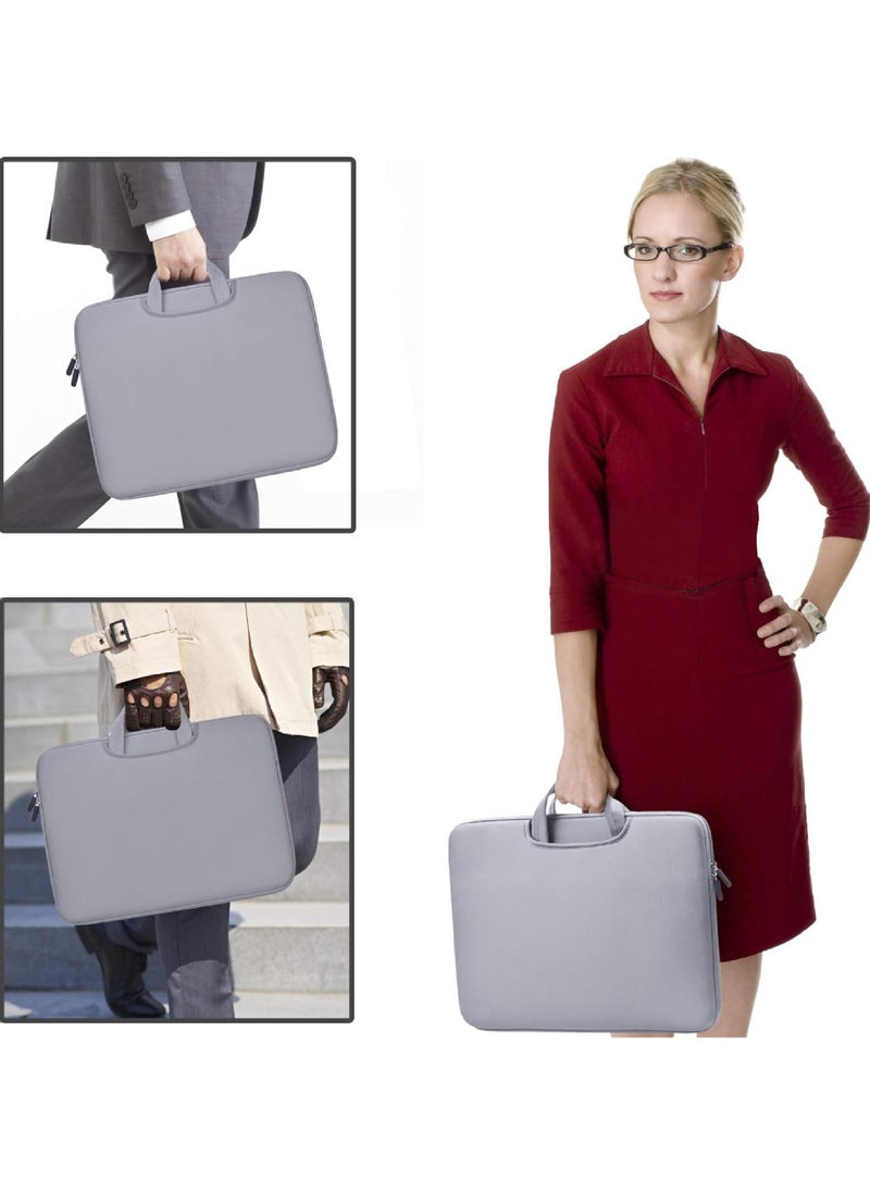 Rock Pow - Laptop Bag Case Slim Durable Briefcase Handle Bag/Notebook Computer Protective Sleeve/Multifunctional Carrying Case Compatible with 15-15.6 Inch MacBook Pro Ultrabook Notebook Computer - Image 1