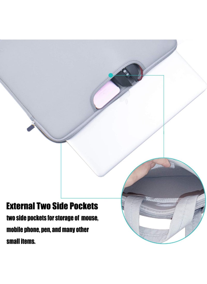 Rock Pow Laptop Bag Case Slim Durable Briefcase Handle Bag/Notebook Computer Protective Sleeve/Multifunctional Carrying Case Compatible with 15-15.6 Inch MacBook Pro Ultrabook Notebook Computer  - Image 2