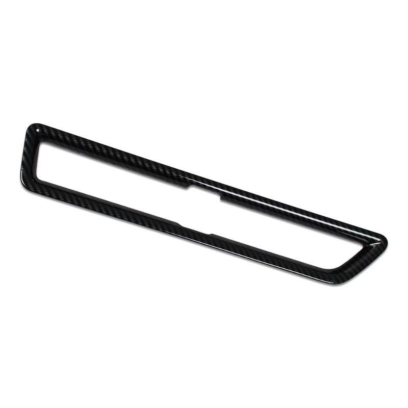 Beautost Fit for Toyota Highlander 2020 2021 2022 2023 2024 2025 Interior Front Center Control Air Condition Vent Cover Trim Carbon Fiber Black