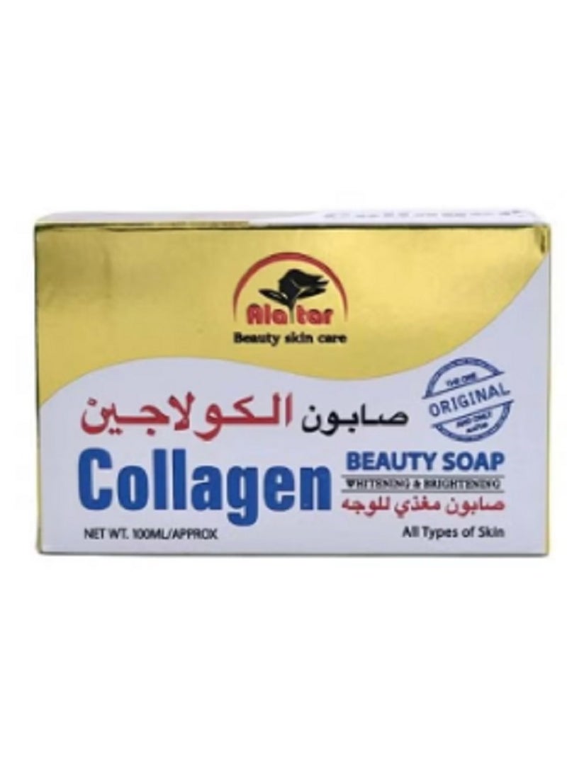 Ala tar Collagen Whitening And Brightening Soap 100 g 2 Pcs - Image 2