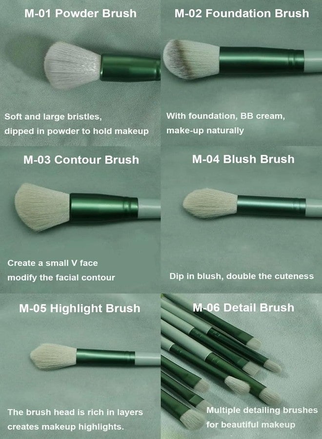 Keli 13 Pcs Makeup Brush Set for Face & Eye Makeup | Professional Soft Bristles Makeup Brushes Kit with Foundation, Blush, Powder, Concealer, Blending & Eyeshadow Brushes with Carry Pouch - Image 4