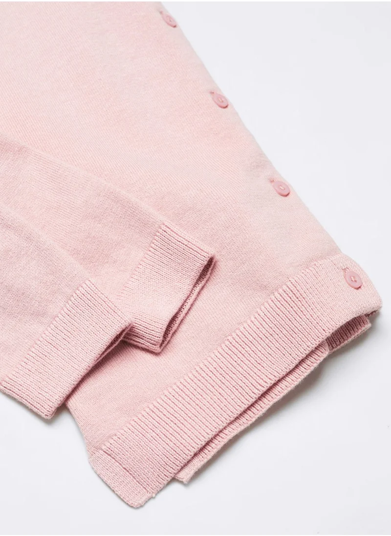 MANGO Kids Essential Crew Neck Cardigan