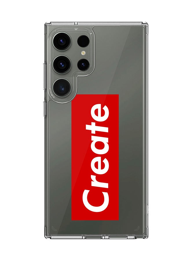 Stylizedd Classic Clear Case for Samsung Galaxy S23 Ultra , Hybrid Soft  Thin Transparent Cover [ Designed for Samsung Galaxy S23 Ultra ] - Create - Image 1