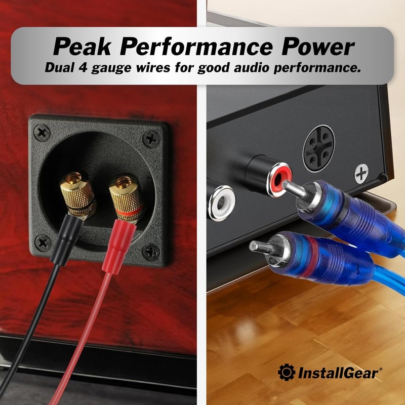 InstallGear Dual 4 Gauge Amp Install Kit IGDAK4 - Image 2