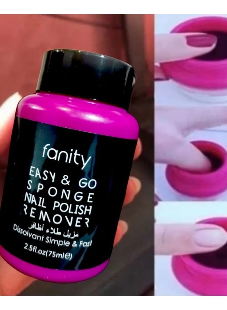 فانيتي مزيل طلاء الأظافر إيزي آند جو سبونج - Image 2